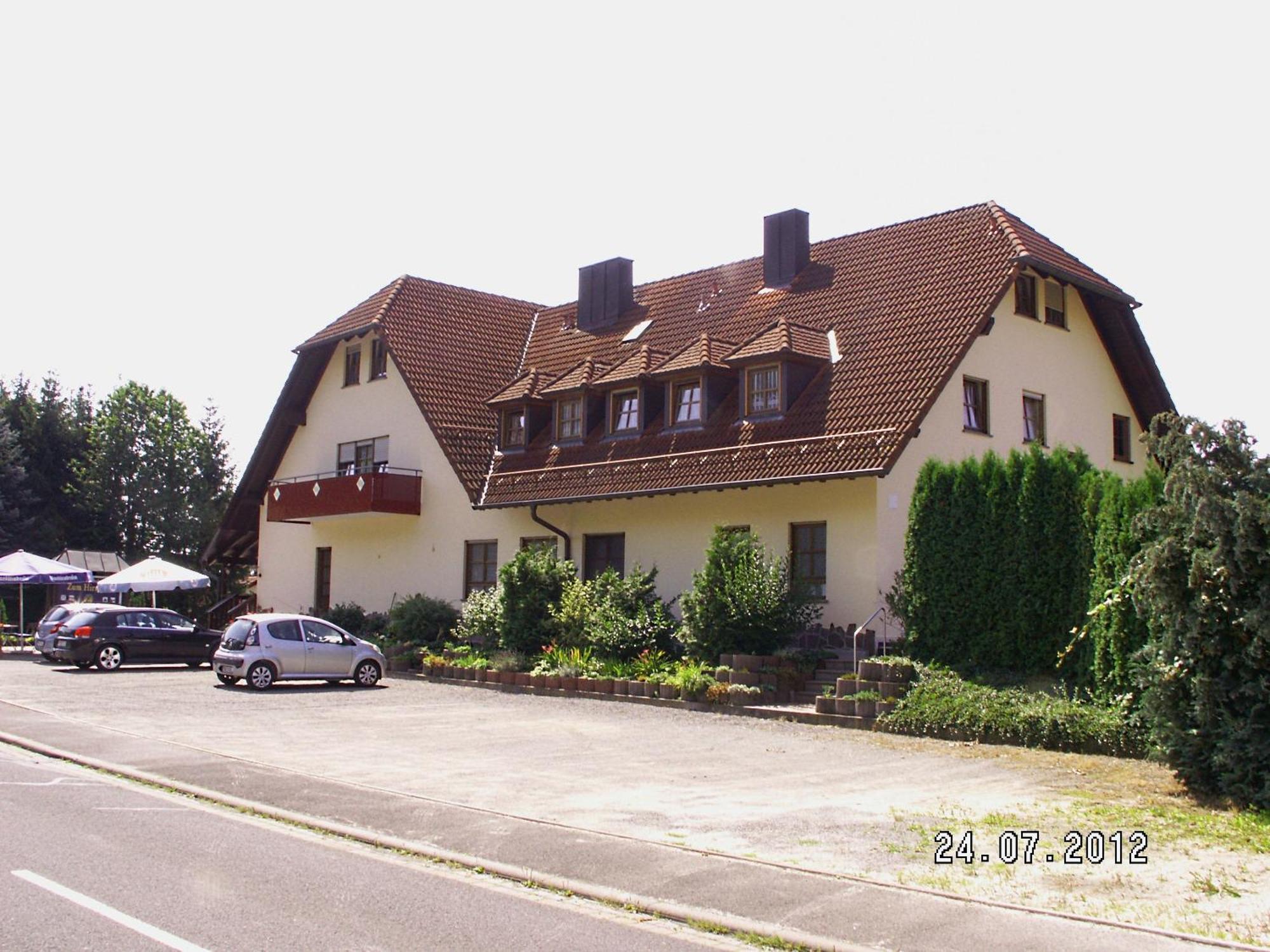 Hotel Landgasthof Zum Hirschen Hafenlohr Exterior foto